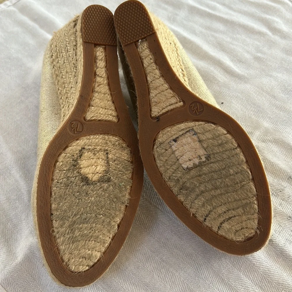 J. Crew Natural Beige Espadrille Flats